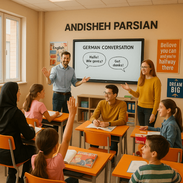 یادگیری زبان آلمانی در آموزشگاه حرفه‌ای